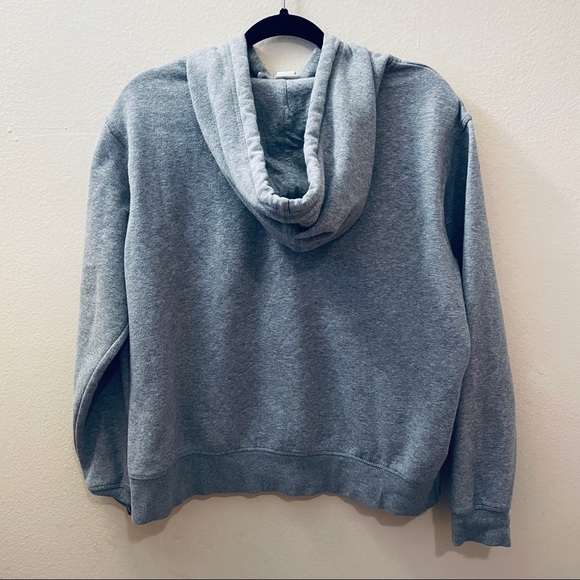 H&M Light Gray Warner Brothers FRIENDS embroidered Sweatshirt Hoodie Size L - Picture 3 of 11